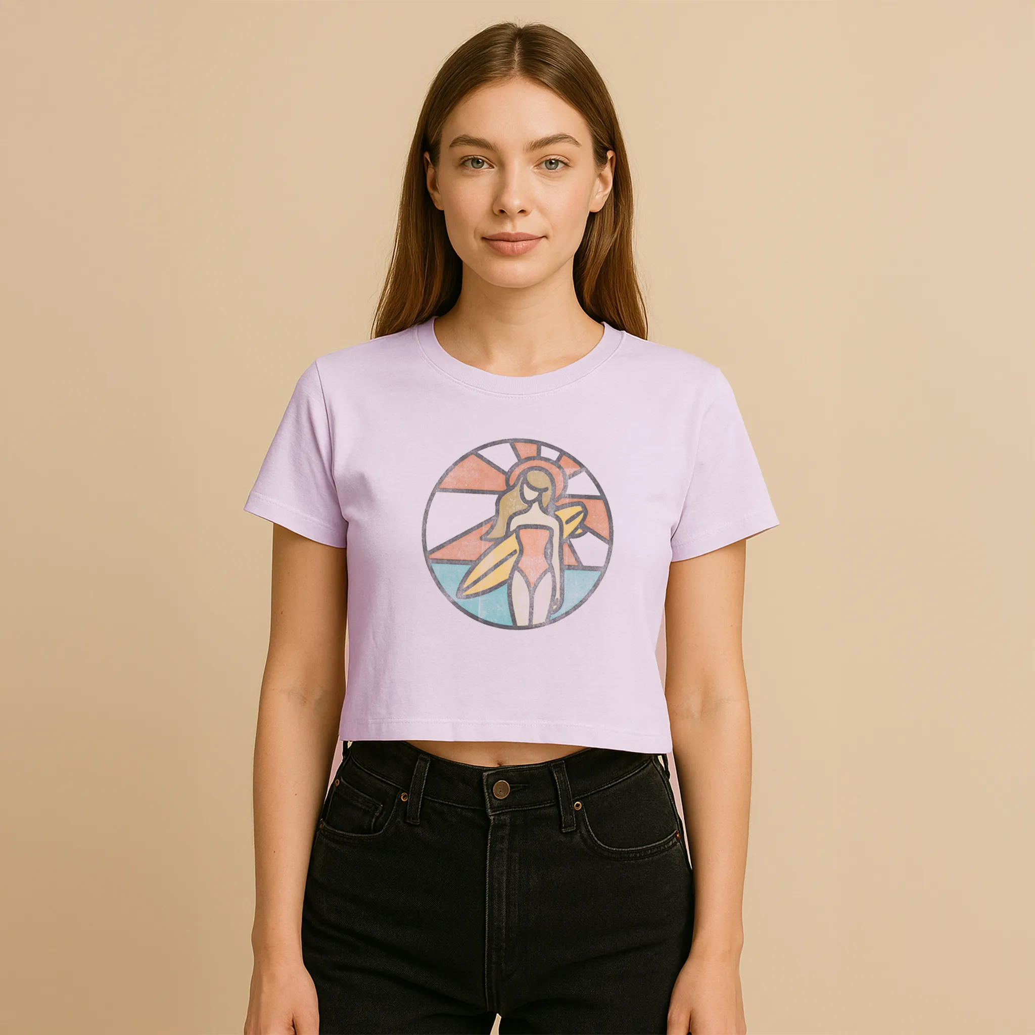 Golden Hour Crop 🏄‍♀️ Orchid 🏄‍♀️