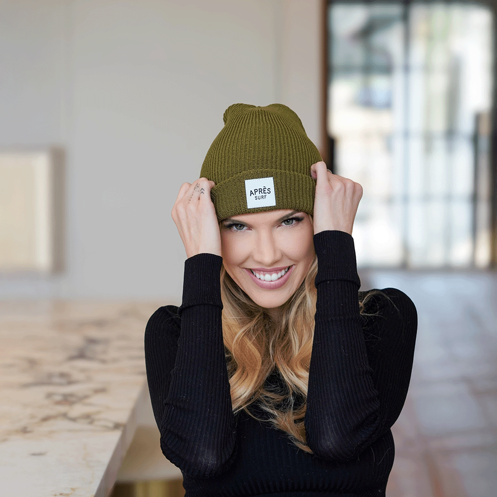 Wild Halo Après Surf Beanie – cozy knit beanie for cool surf mornings lake-life wake surfing