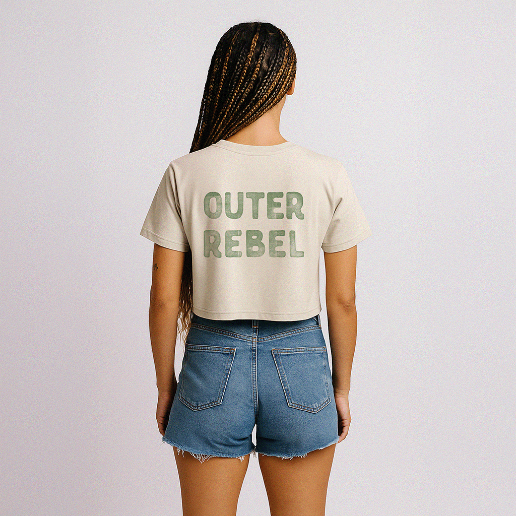 Wild Halo Inner Peace Outer Rebel Crop – edgy women’s surf crop top lake-life wake surfing